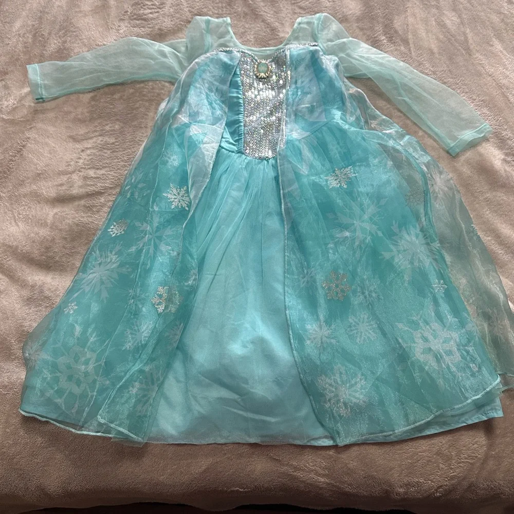 Disney Blue Elsa Halloween Costume